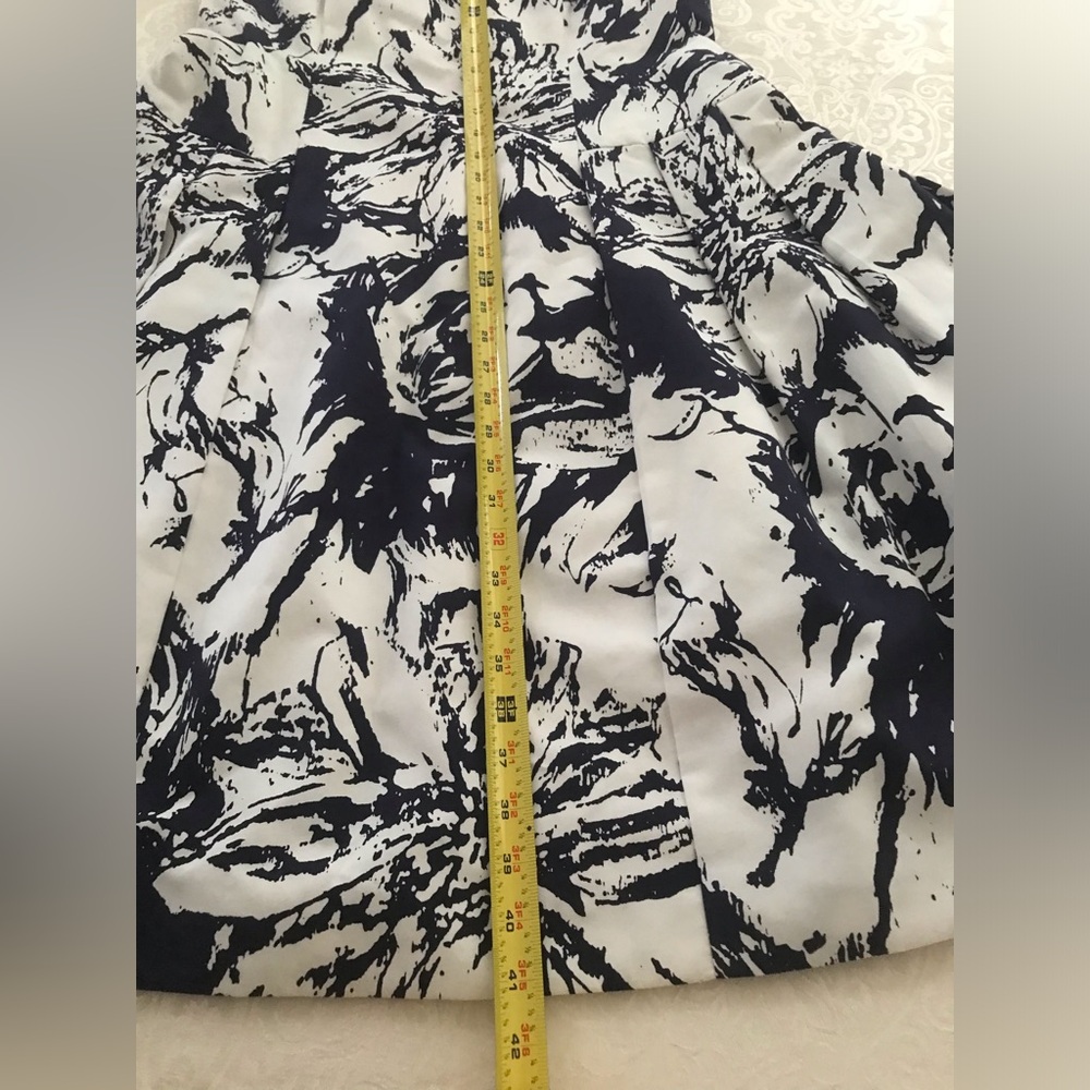 NWT! CARMEN MARC VALVO floral midi dress SZ 12 - Picture 15 of 15